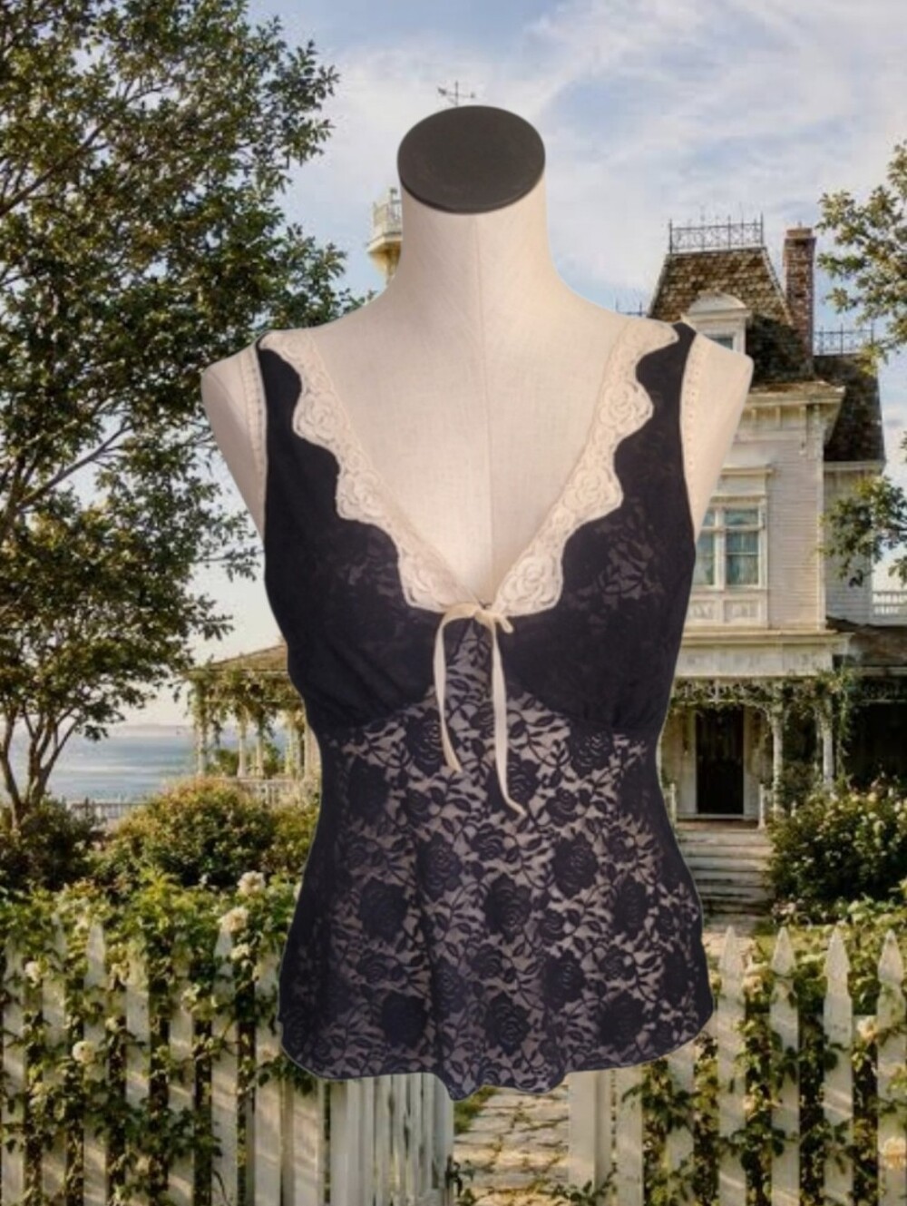 Black Lace Camisole